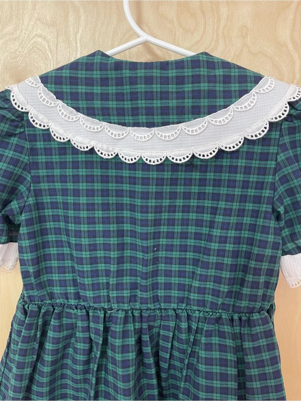 Vintage Plaid Girls Dress
